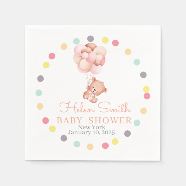 GUARDANAPO DE PAPEL BABY SHOWER (Frente)