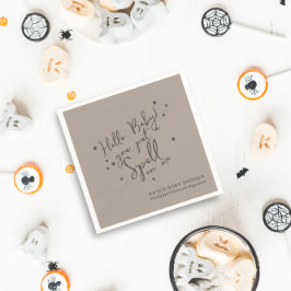 Guardanapo De Papel Baby Spell Halloween Papel de Chá de fraldas neutr