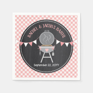 Guardanapo De Papel BABYQ Pink Bun no Chá da Garota do Forno