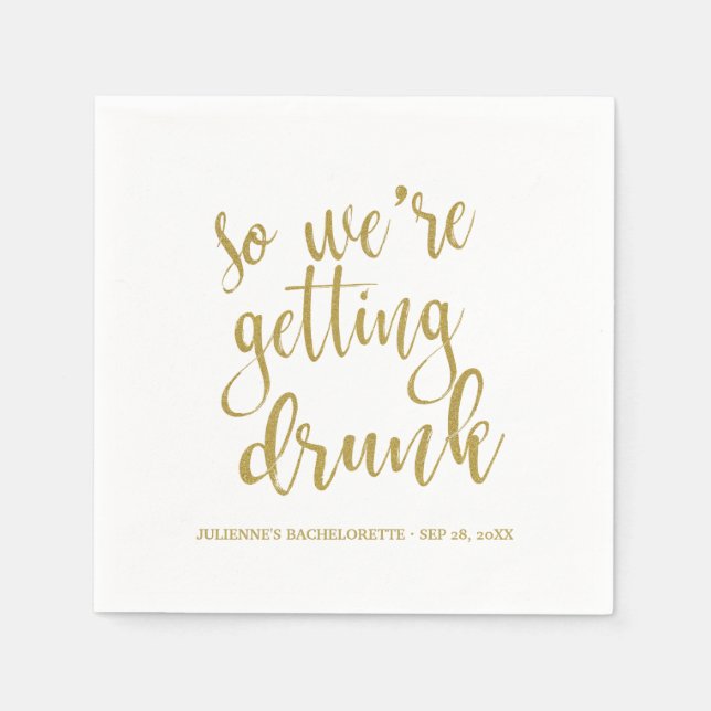 Guardanapo De Papel Bachelorette (Frente)