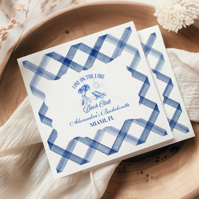 Guardanapo De Papel Bachelorette by the Lake (Criador carregado)