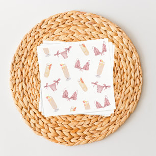 Guardanapo De Papel Bachelorette de Chás de panela e Palomas