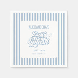 Guardanapo De Papel Bachelorette de Última Abertura Azul