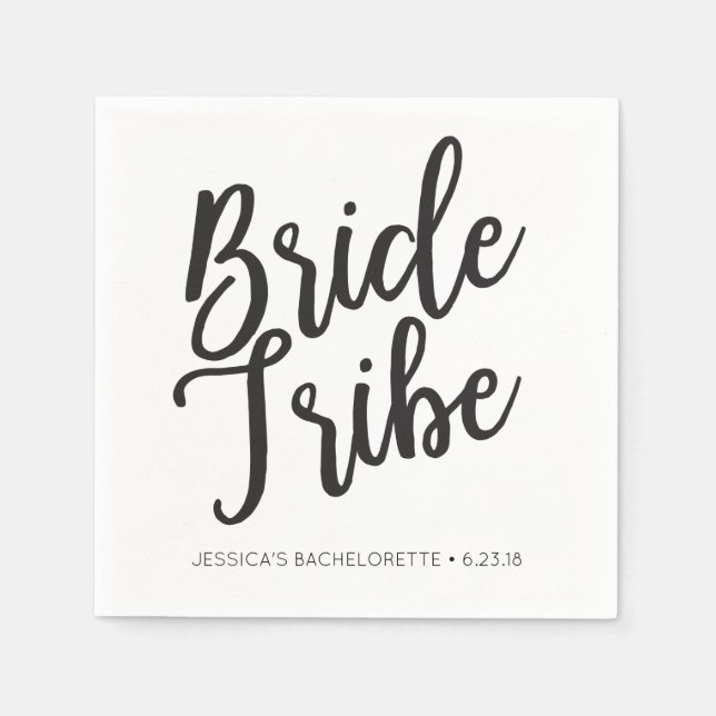 Guardanapo De Papel Bachelorette Napkins - Tribo Bride Napkins (Frente)