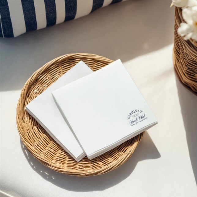 Guardanapo De Papel Bachelorette Paper Napkins do Elegant Country Club (Elegant Country Club Bachelorette Paper Napkins)