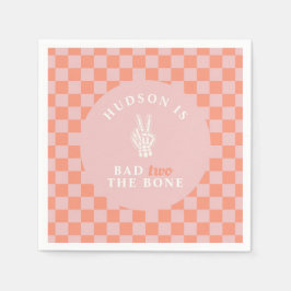 Guardanapo De Papel Bad TWO The Bone Pink Second Birthday