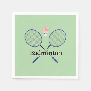 Guardanapo De Papel Badminton Design