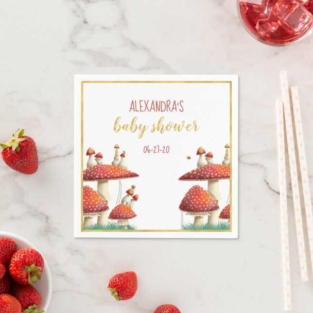 Guardanapo De Papel Bagaço de folha de ouro e chá de fraldas elegante  (Insitu)