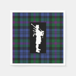 Guardanapo De Papel Bagpiper escocês Napkins