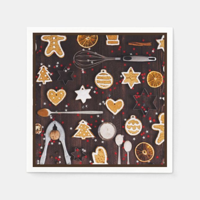 Guardanapo De Papel Baking Feriado (Frente)