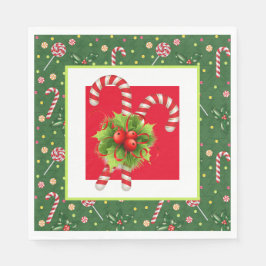 Guardanapo De Papel Balanças de Doces de Hortelã