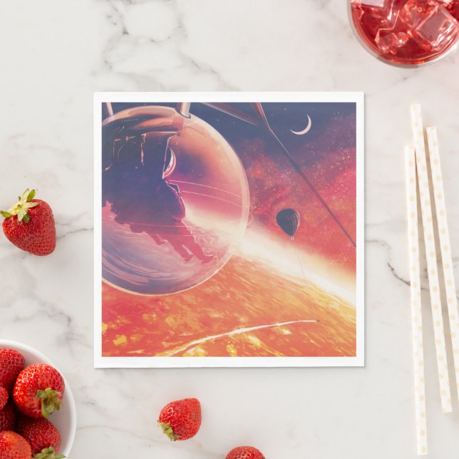 Guardanapo De Papel Balão de ar quente extremo na paisagem vulcânica (Insitu)