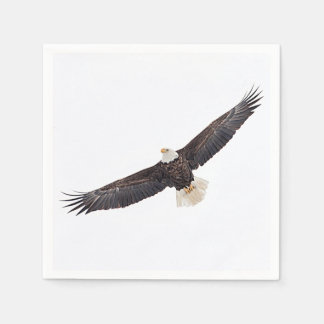 Guardanapo De Papel Bald Eagle em voo