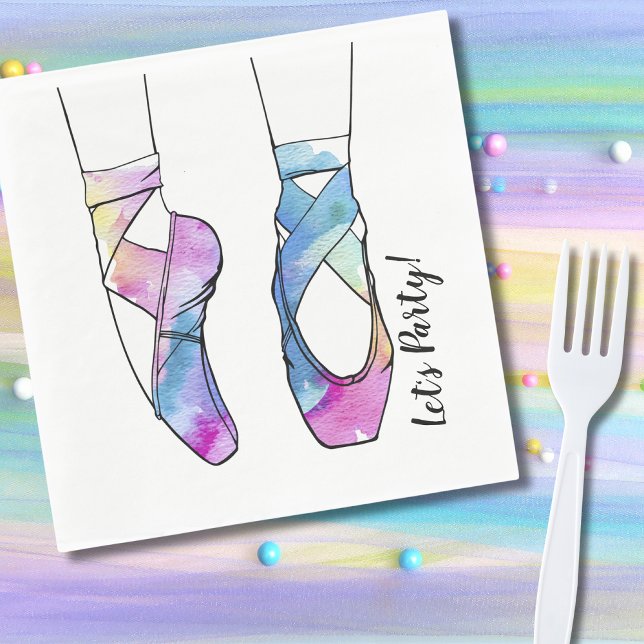 Guardanapo De Papel Balé Ballerina Festa de aniversário (Criador carregado)