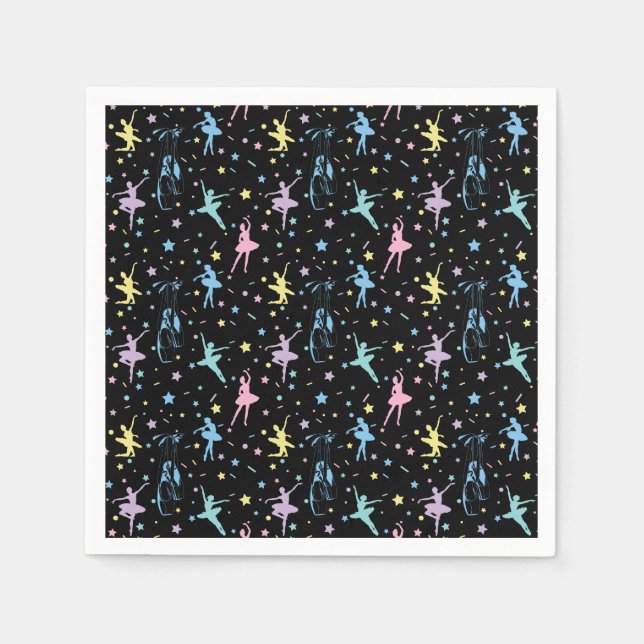 Guardanapo De Papel Balé - Calçados de bailarina Ballerina (Frente)