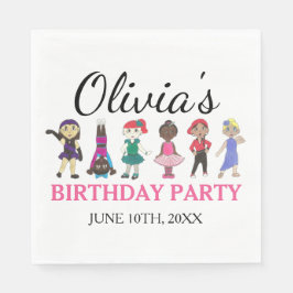 Guardanapo De Papel Balé Toque em Jazz Acro Festa de aniversário Dança