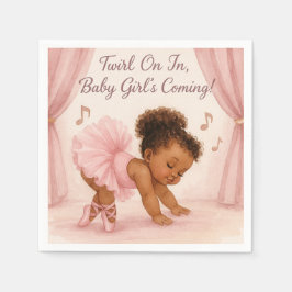 Guardanapo De Papel Ballerina in the Making