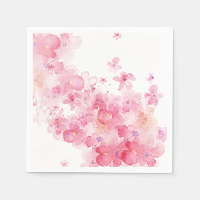 Guardanapo De Papel Baloão Combinante Bailarina Rosa (Frente)