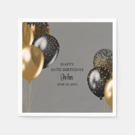 Guardanapo De Papel Balões de Aniversário Masculino