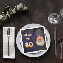 Balões de ouro 80 festa de aniversário  azul