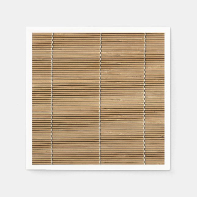 Guardanapo De Papel Bamboo Mat Standard Cocktail Napkin (Frente)