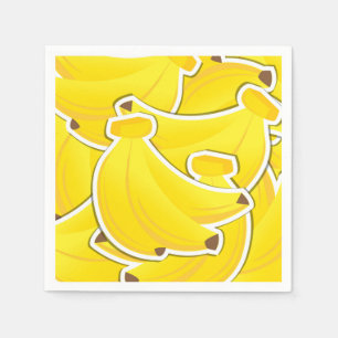 Guardanapo De Papel Bananas de fungo