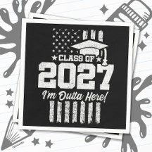 Bandeira Americana de Formatura Turma de Formandos