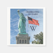 Bandeira Americana EUA 250 Estátua da Liberdade Mo