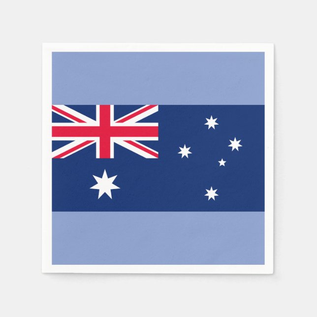 Guardanapo De Papel Bandeira australiana (Frente)