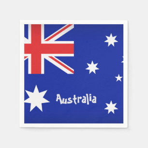 Guardanapo De Papel Bandeira australiana