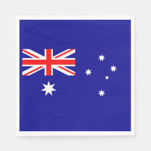 Guardanapo De Papel Bandeira Australiana Patriótica