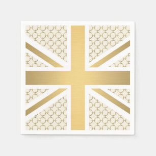 Guardanapo De Papel Bandeira BRITÂNICA de Union Jack com teste padrã