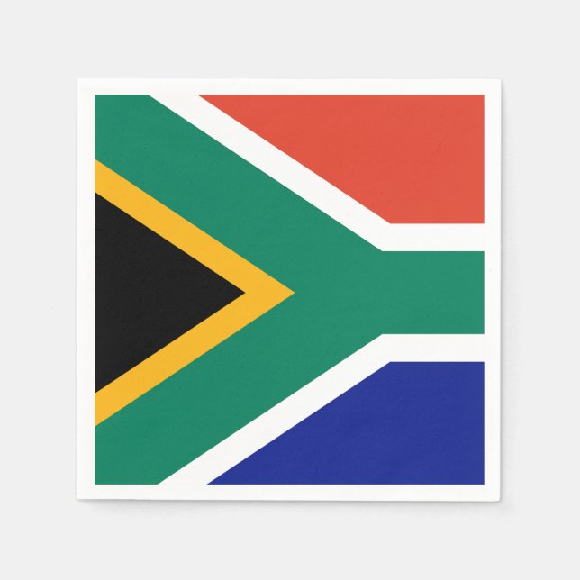 Guardanapo De Papel Bandeira da África do Sul (Frente)