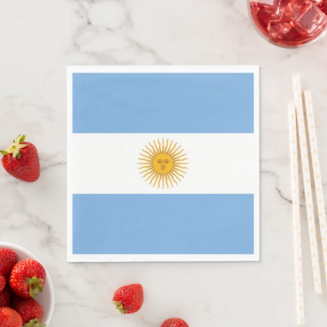 Guardanapo De Papel Bandeira da Argentina (Insitu)