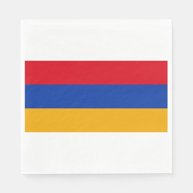 Guardanapo De Papel Bandeira da Armênia (Frente)