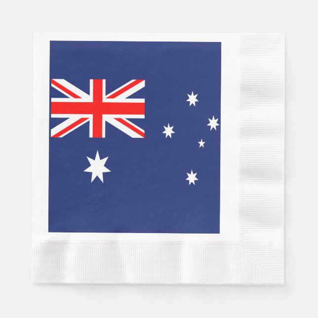 Guardanapo De Papel Bandeira da Austrália (Frente)
