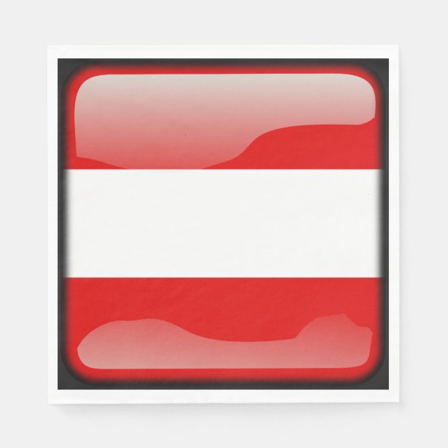 Guardanapo De Papel Bandeira da Áustria (Frente)