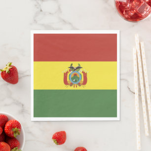 Guardanapo De Papel Bandeira da Bolívia