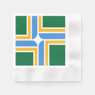Guardanapo De Papel Bandeira da cidade de Portland