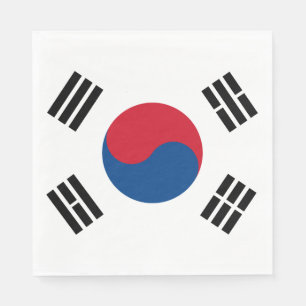 Guardanapo De Papel Bandeira da Coreia do Sul - Yin Yang