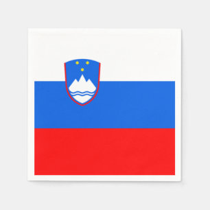 Guardanapo De Papel Bandeira da Eslovênia