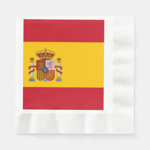 Guardanapo De Papel Bandeira da Espanha - Bandera de Espana