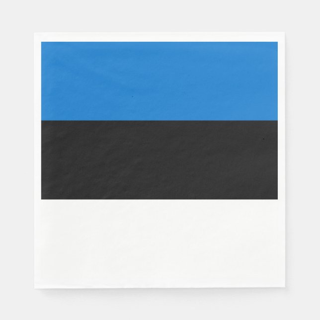 Guardanapo De Papel Bandeira da Estônia (Frente)