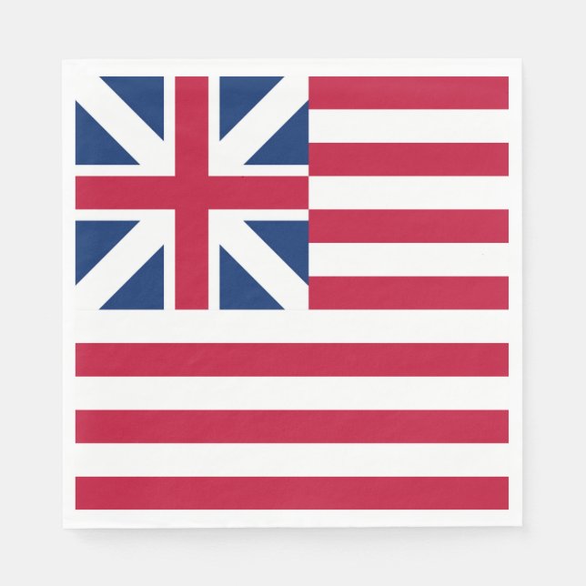 Guardanapo De Papel Bandeira da Grande União dos Estados Unidos da Amé (Frente)
