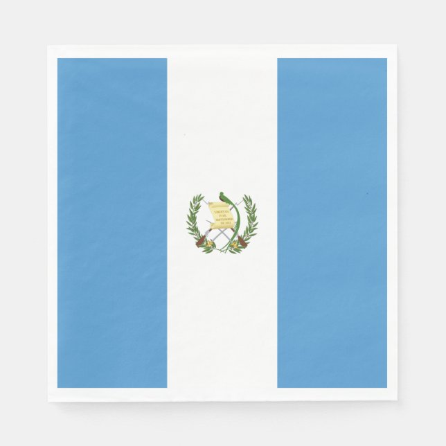 Guardanapo De Papel Bandeira da Guatemala (Frente)