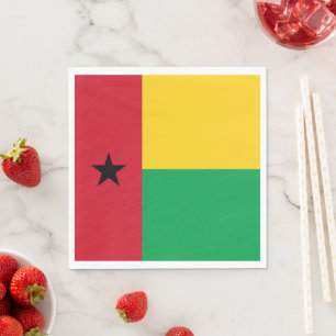 Guardanapo De Papel Bandeira da Guiné-Bissau