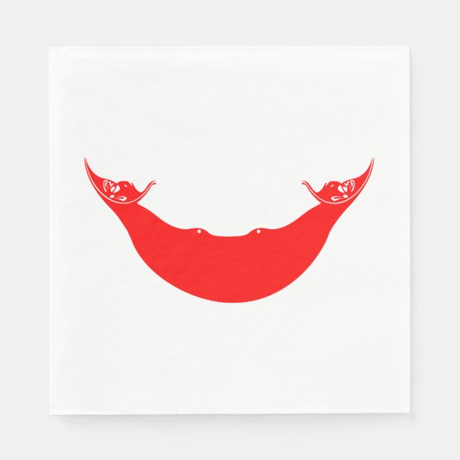 Guardanapo De Papel Bandeira da Ilha de Páscoa (Frente)