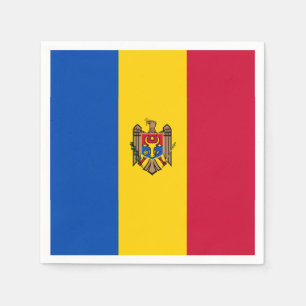 Guardanapo De Papel Bandeira da Moldávia