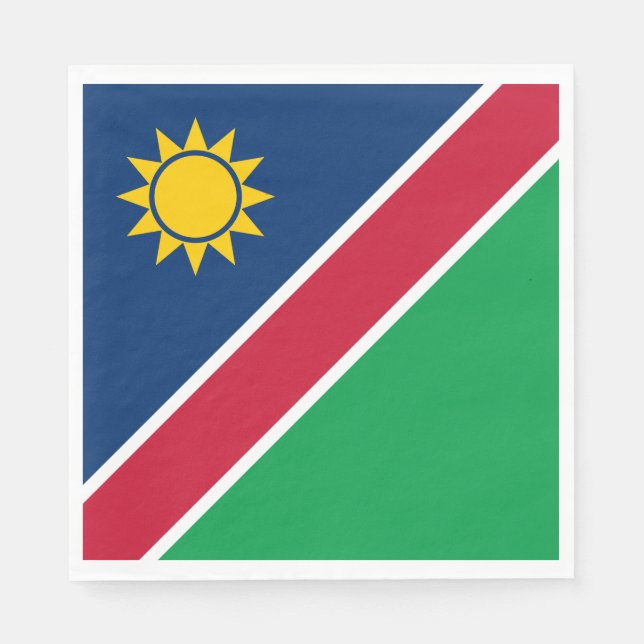 Guardanapo De Papel Bandeira da Namíbia (Frente)