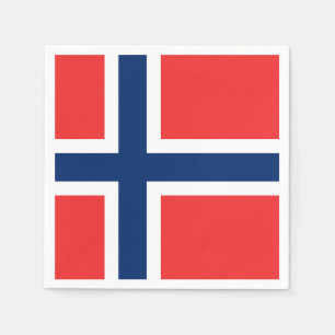 Guardanapo De Papel Bandeira da Noruega